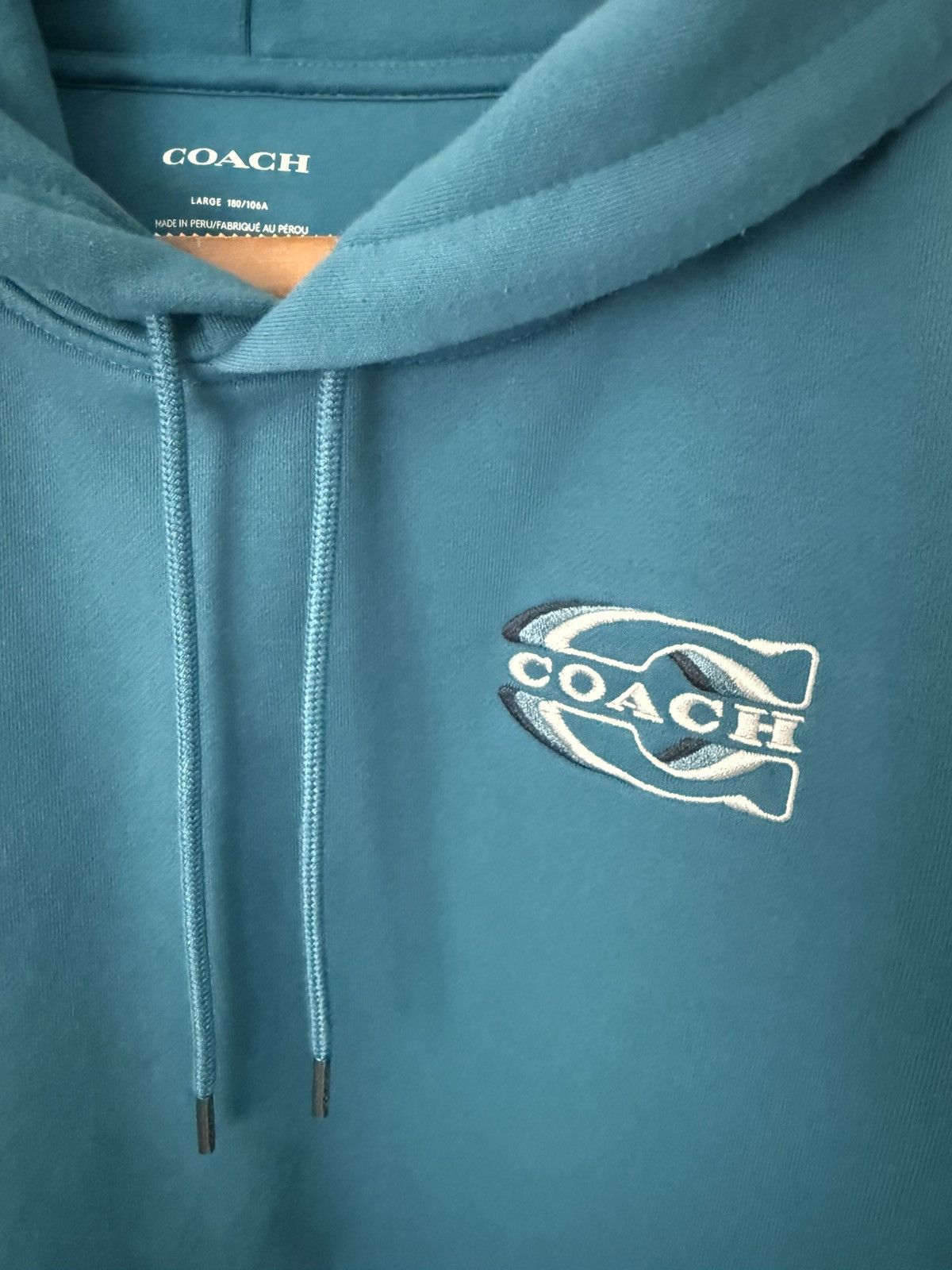 Coach Coach Men's Blue Sapphire Gradient Signature Hoodie Size US L / EU 52-54 / 3 - 2 Thumbnail
