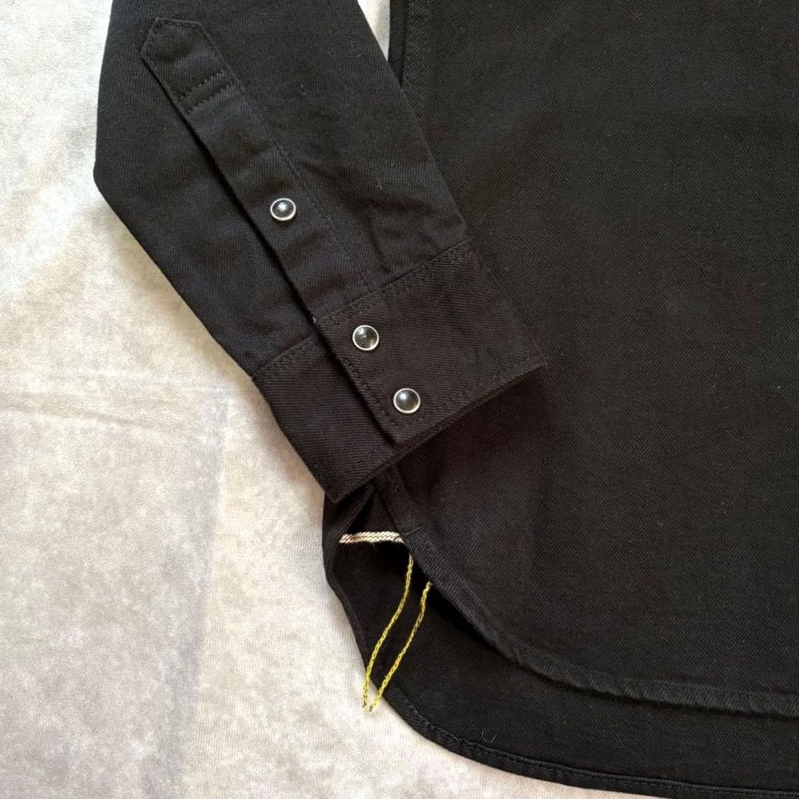 Iron Heart Iron Heart Western Shirt M Black 12oz Selvedge Denim Mens Size US M / EU 48-50 / 2 - 7 Thumbnail