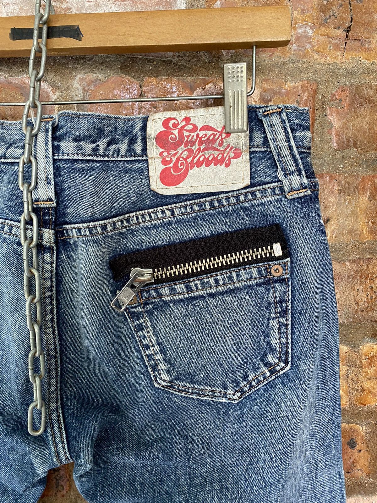 Hysteric Glamour RNA DNA Japan Large YKK Zipper Rider Racing denim Size 31" - 13 Thumbnail