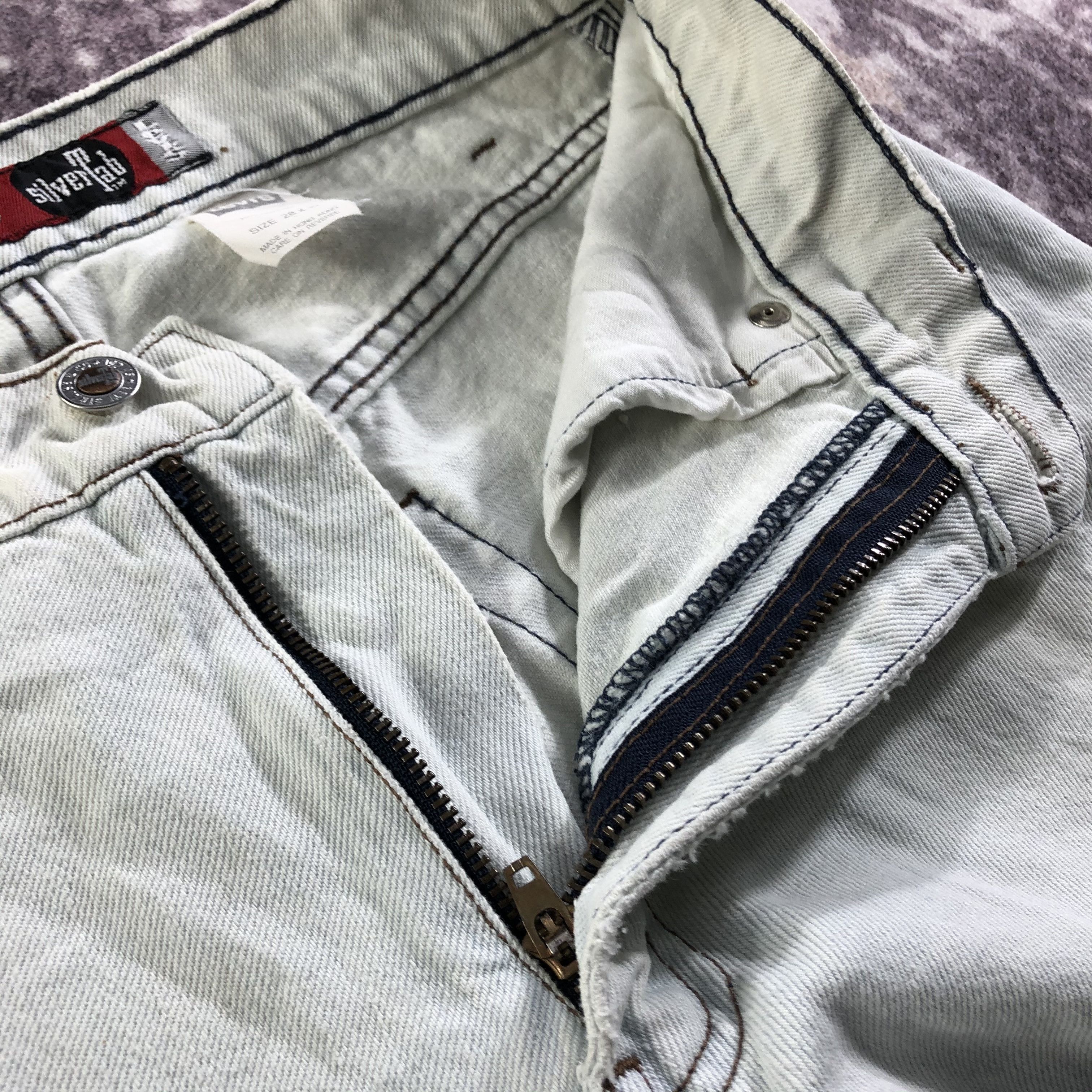 Levi's × Vintage Vintage 90s Levis SilverTab Baggy Jeans-JM3371 Size US 28 / EU 44 - 9 Thumbnail