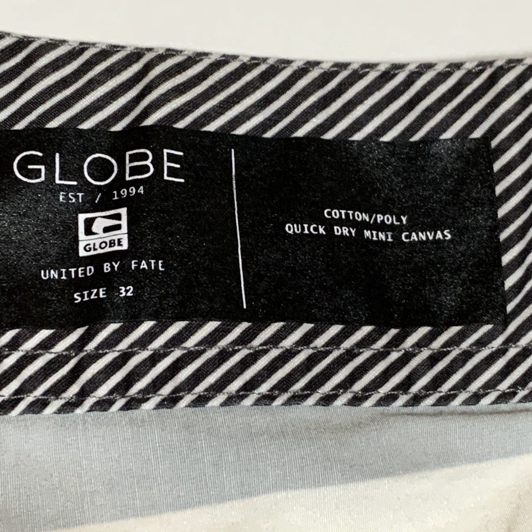 Globe Globe Striped Quick Dry Mens Boardshorts SZ 32 Multicolor Size US 32 / EU 48 - 7 Thumbnail