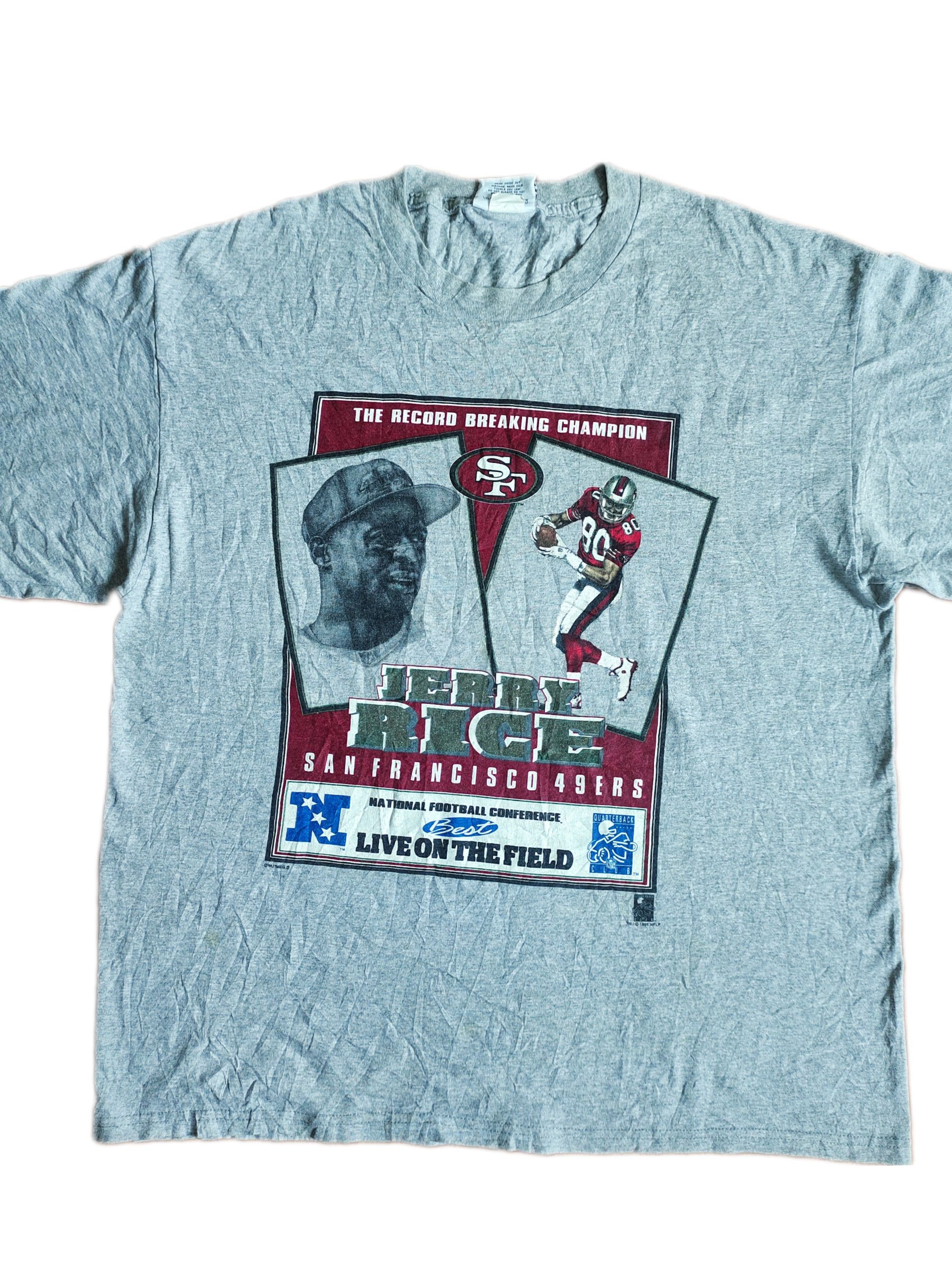 NFL × Nutmeg × Vintage Vintage Jerry Rice Player 90s T-shirt NFL Nutmeg Size US XL / EU 56 / 4 - 3 Thumbnail