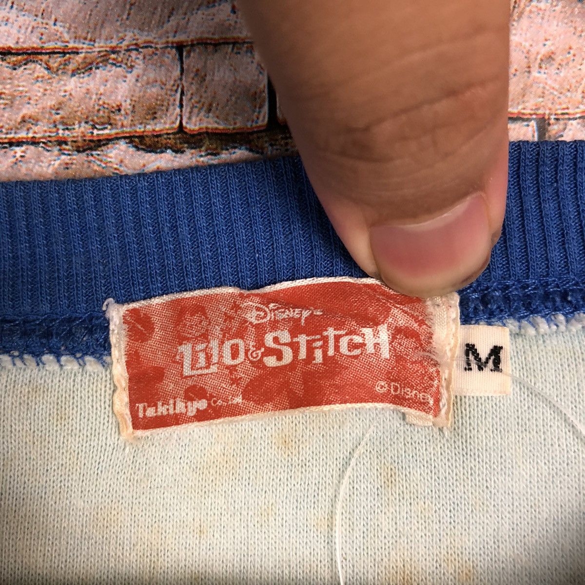 Disney × Vintage Disney Lilo Stich vintage Blue Sweatshirt #A701 Size US S / EU 44-46 / 1 - 9 Thumbnail