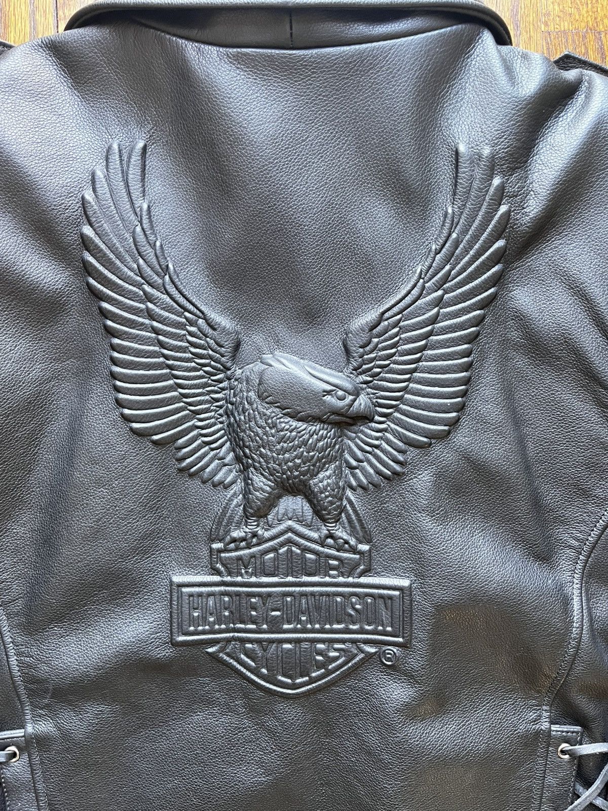 Harley Davidson Vintage Harley Davidson Cruiser Leather Jacket Size US XL / EU 56 / 4 - 8 Thumbnail