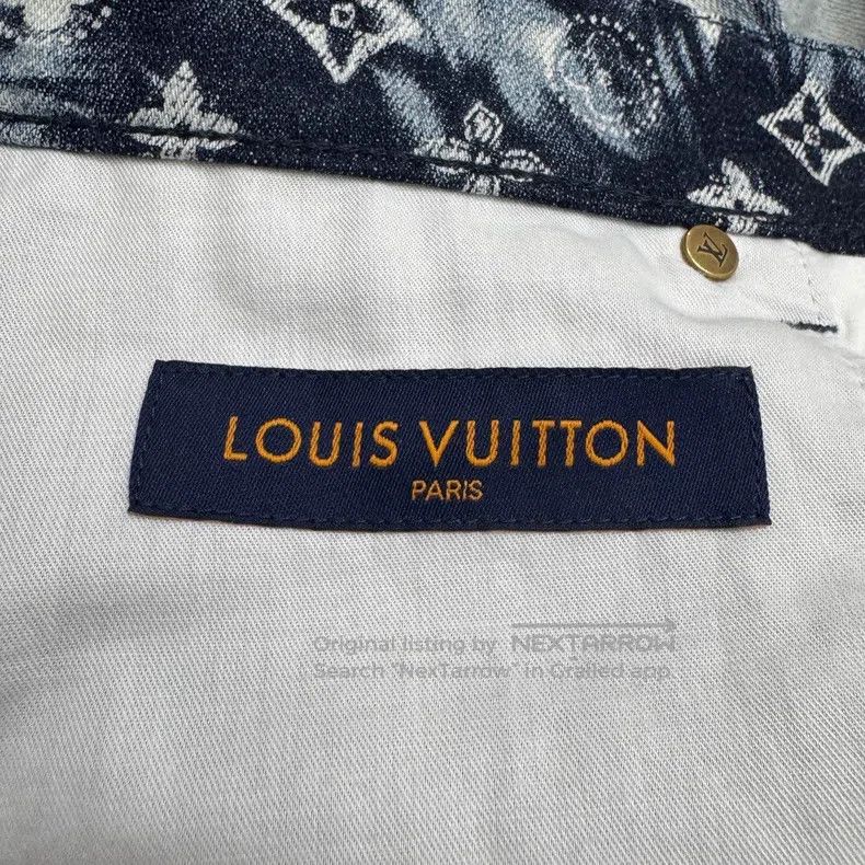 Louis Vuitton Louis Vuitton Tie-dyed cashew flower jeans Size US 32 / EU 48 - 2 Thumbnail