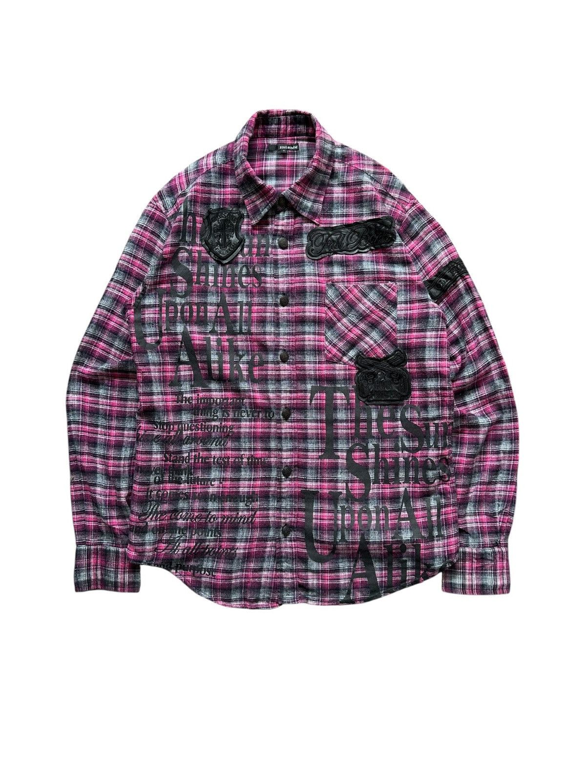 If Six Was Nine J-Rock - Ivanhoe flannel poem shirt / LGB if six was nine Size US M / EU 48-50 / 2 - 1 Thumbnail