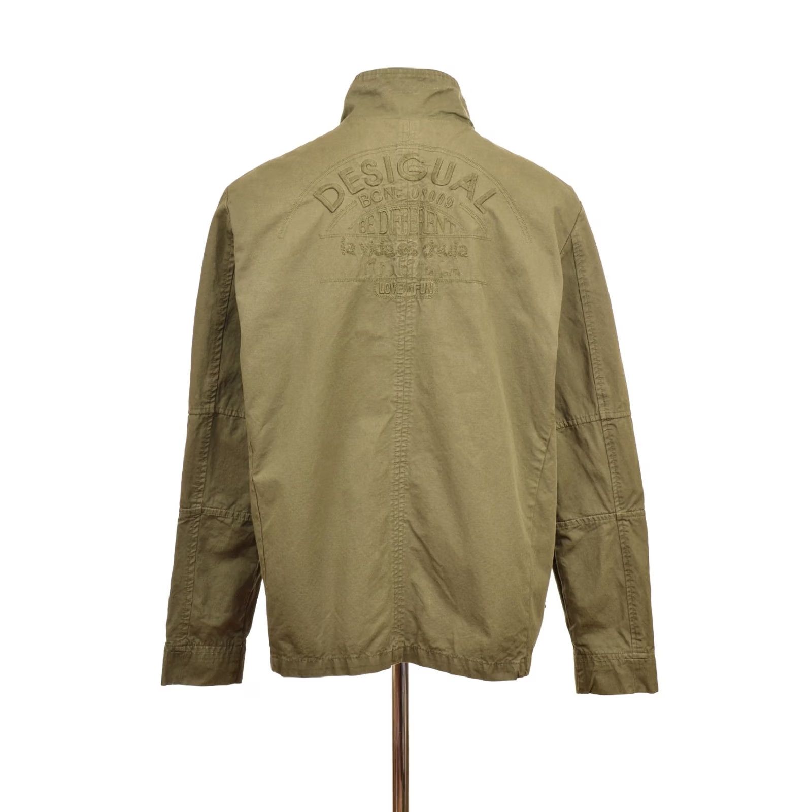 Desigual Desigual Be Different Khaki Army Military Jacket XL Men Size XL Green Military Jacket Mens Size US XL / EU 56 / 4 - 5 Thumbnail