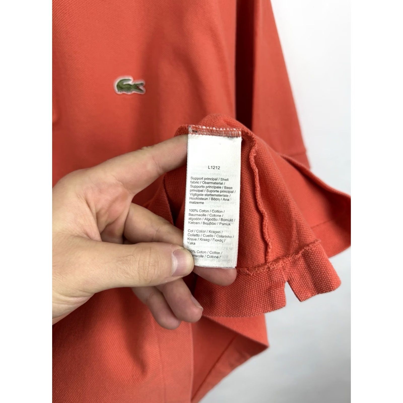 Lacoste VINTAGE Lacoste Polo T-Shirt Classic Fit Made in France Retro Size 2XL Orange Mens Size US XXL / EU 58 / 5 - 6 Thumbnail