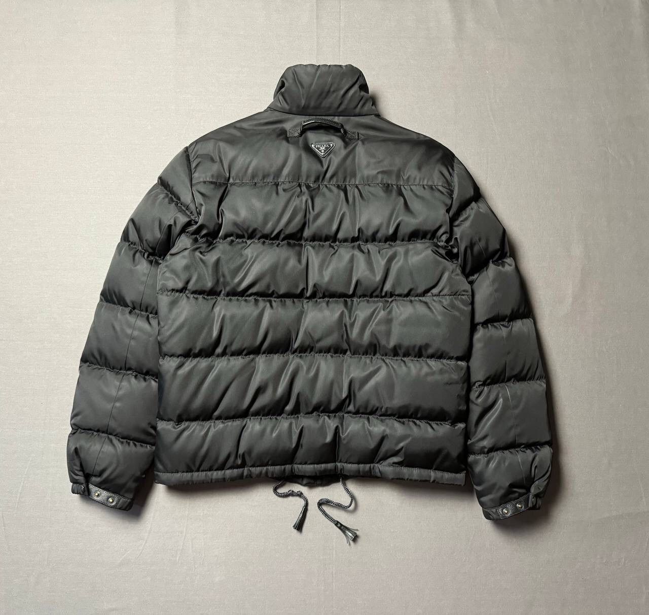 Prada FW 09 Black Triangle Logo Down Jacket Size US L / EU 52-54 / 3 - 2 Thumbnail