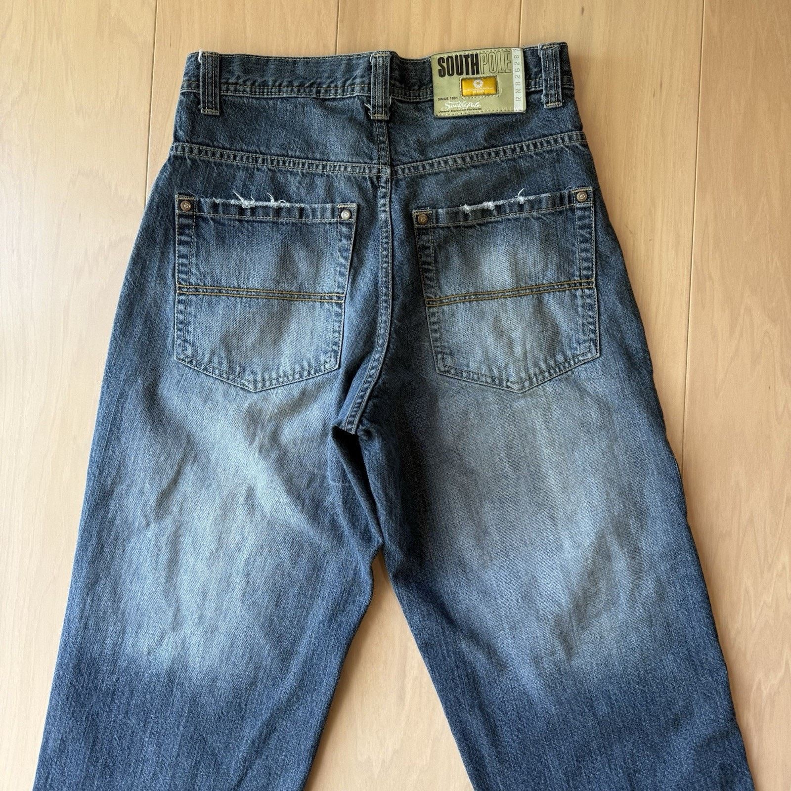 Southpole × Vintage Vintage Southpole Jeans 30 Blue Y2K Baggy Denim Skater Punk Size US 30 / EU 46 - 7 Thumbnail