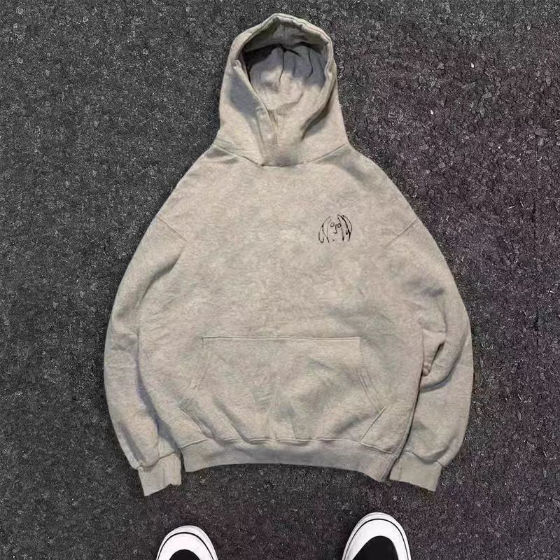 Vintage Grey Street Wash Vintage Piano Print Hoodie Size US M / EU 48-50 / 2 - 2 Thumbnail