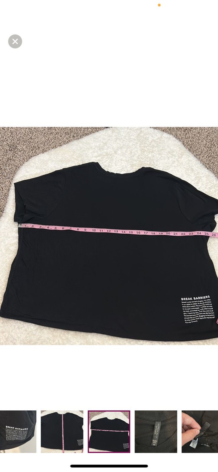 Athleta Athleta x allyson Felix 2x the legend tee Size XXL / US 16-18 / IT 52-54 - 5 Thumbnail
