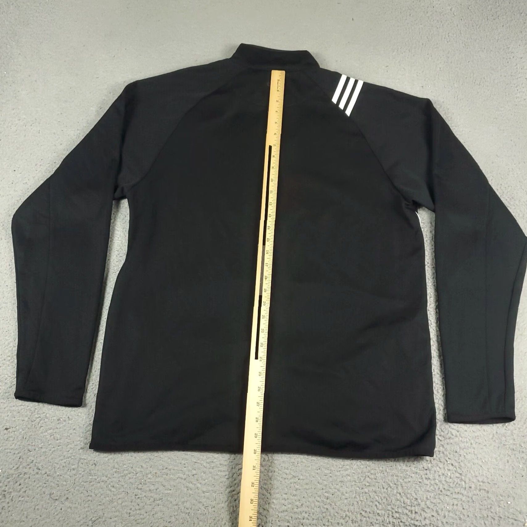 Adidas Adidas Jacket Mens XL Black Track Full Zip Sweatshirt Size US XL / EU 56 / 4 - 6 Thumbnail