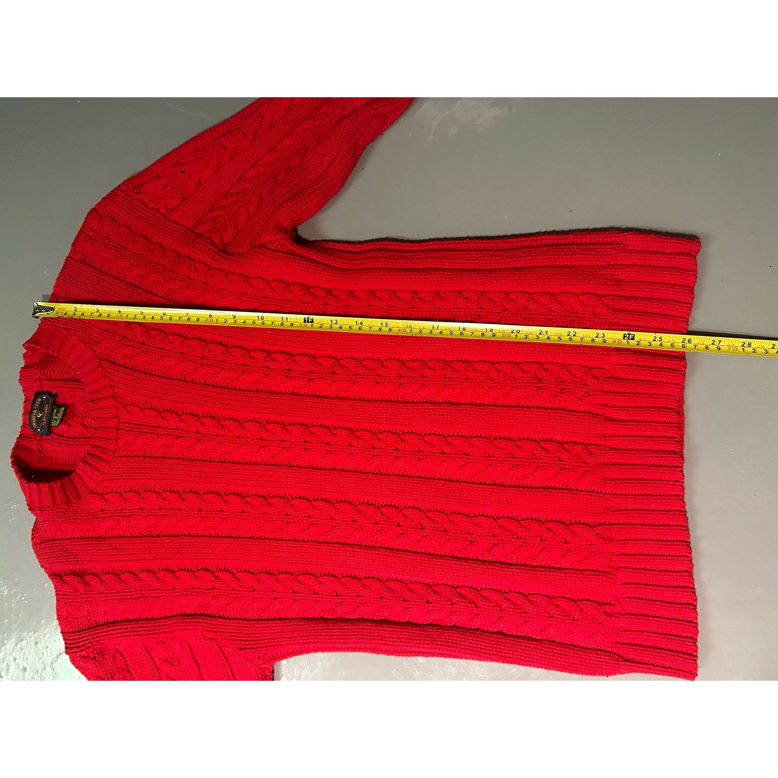 Other Vintage Charter Club 100% Wool Sweater Large Red Size S Size S / US 4 / IT 40 - 4 Thumbnail