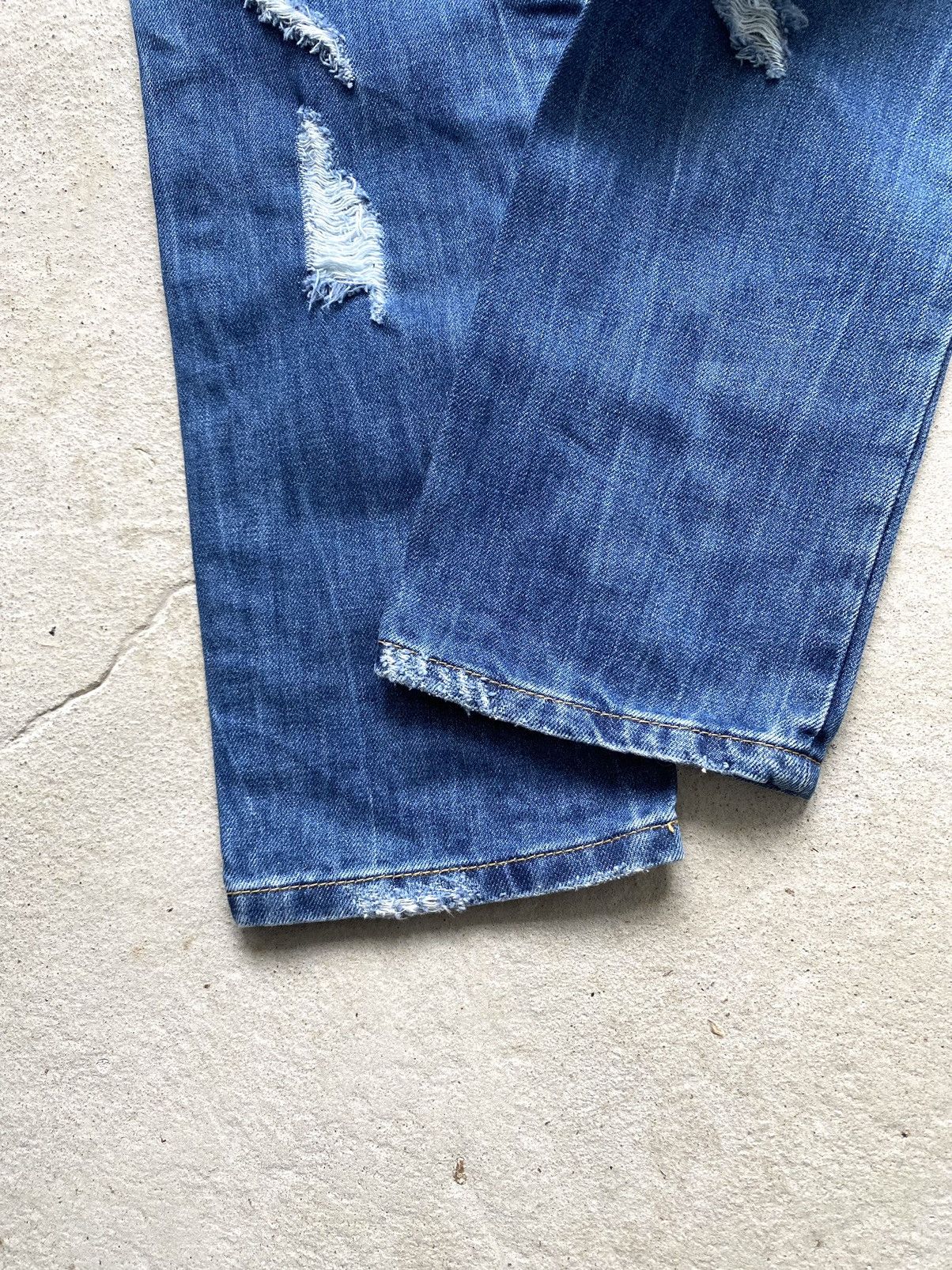 Dsquared2 Vintage Dsquared2 Distressed Patchwork Denim Pants Size US 34 / EU 50 - 18 Thumbnail