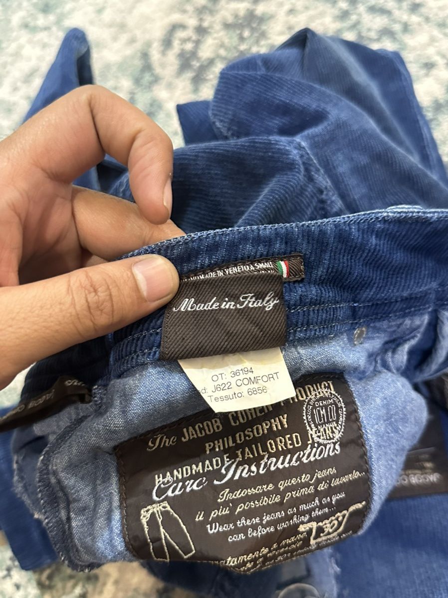 Jacob Cohen Jacob Cohen J622 Comfort Stretch Corduroy Pant (Handmade) Size US 31 - 15 Thumbnail