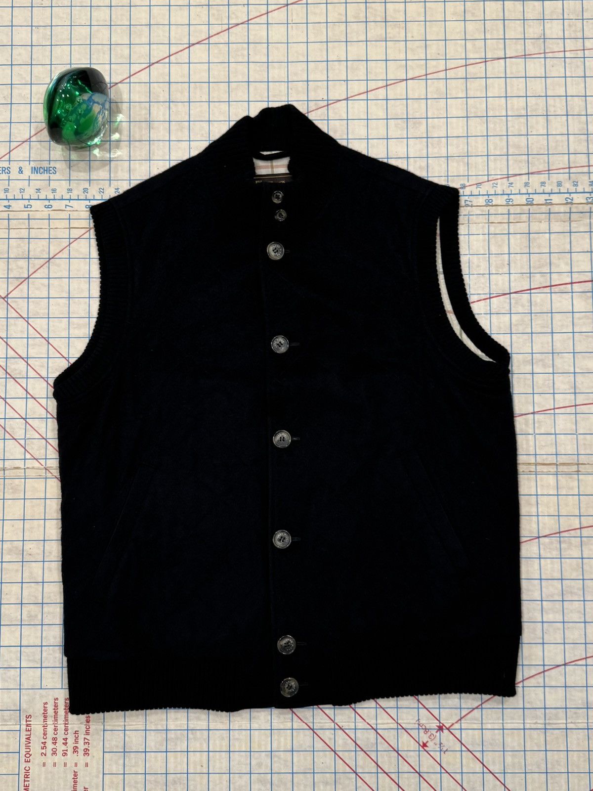 Loro Piana Loro Piana Quilted Cashmere Gilet Vest Black Size Large Size US L / EU 52-54 / 3 - 3 Thumbnail