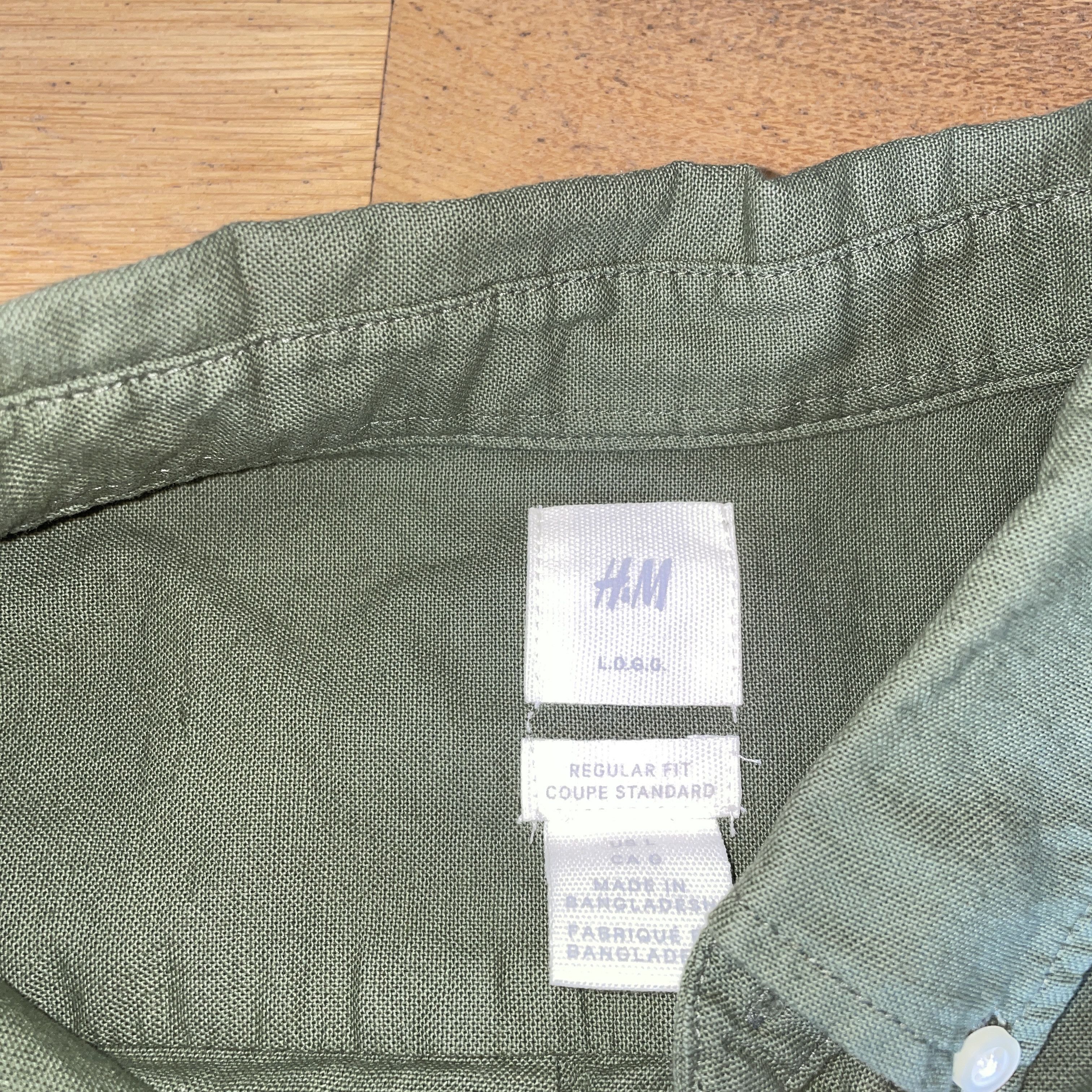 H&M H&m Men's Fashionable Elegant Shirt Regular Fit Size L Size US L / EU 52-54 / 3 - 2 Thumbnail