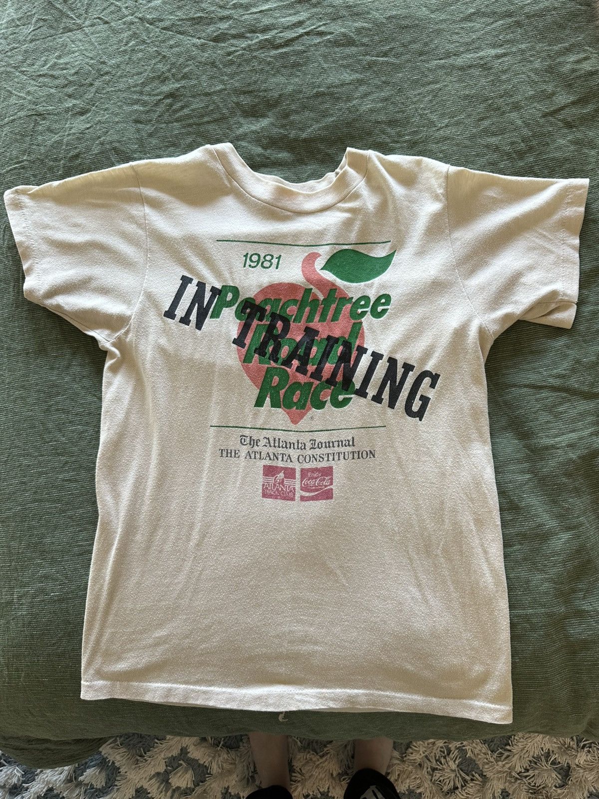 Vintage rare vintage 1981 peachtree road race atlanta shirt Size US S / EU 44-46 / 1 - 1 Thumbnail