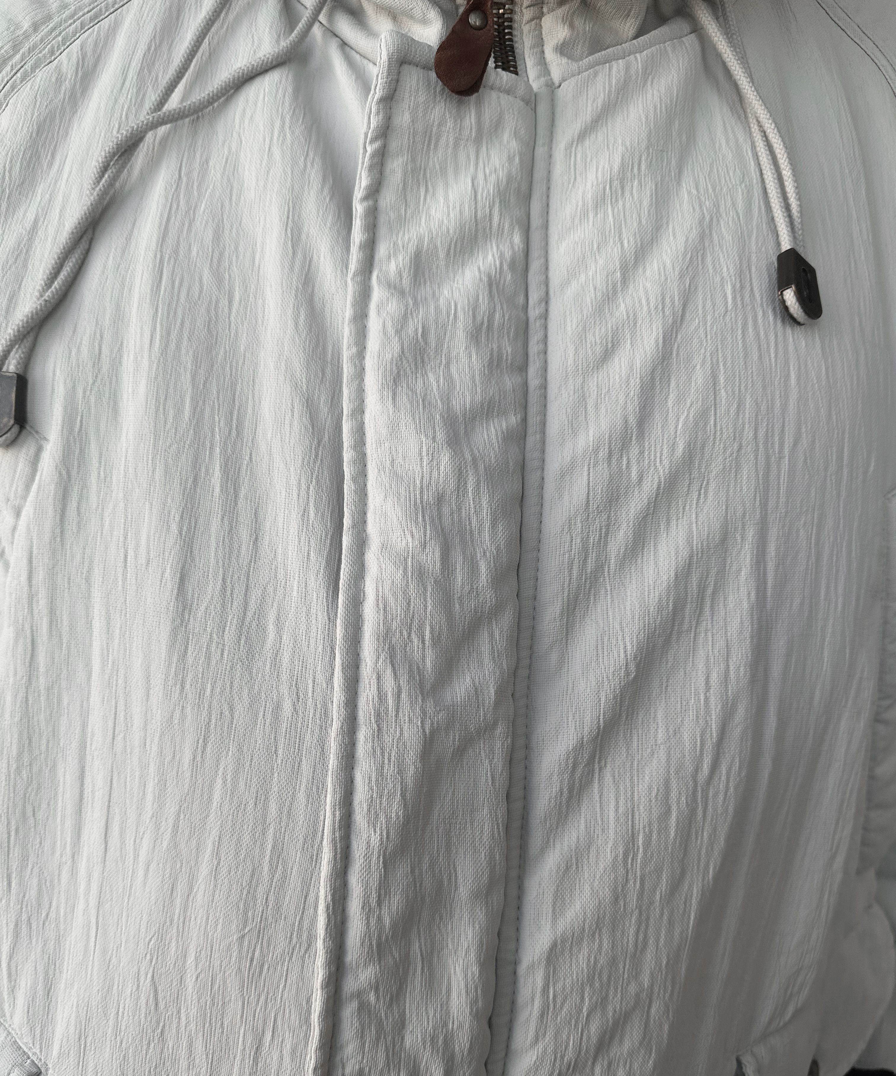 Emporio Armani Emporio Armani Bomber Jacket Aviator Vintage White 90s Size US L / EU 52-54 / 3 - 8 Thumbnail