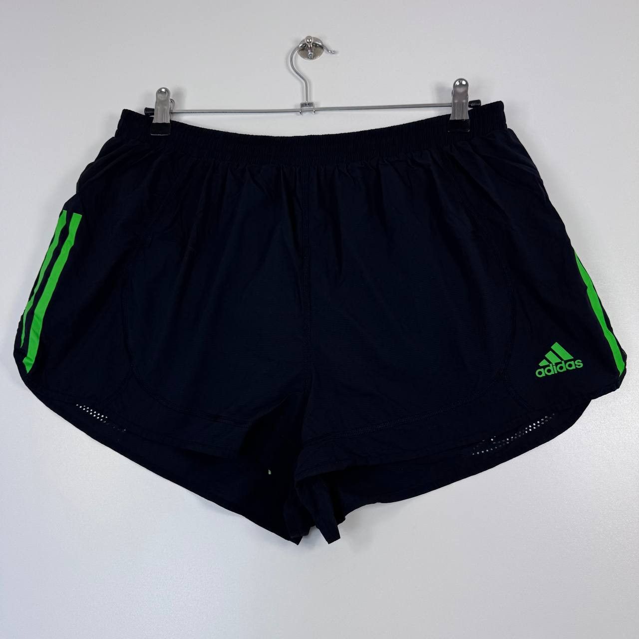 Adidas Adidas Adizero Shorts Mens Black Neon Green V38320 Size XL Size US 36 / EU 52 - 1 Thumbnail