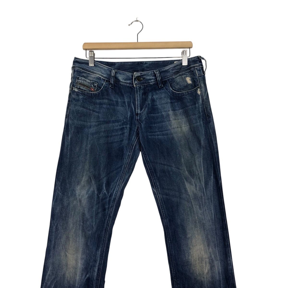 Diesel 📌Vintage Denim Jeans Diesel Parachute Bondage Biker Style Size US 32 / EU 48 - 5 Thumbnail