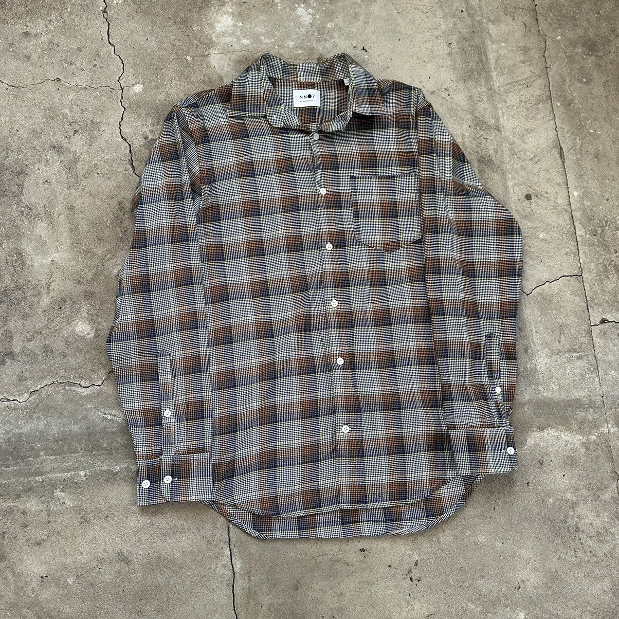 NN07 Nno7 no nationality loose check Shirt Size US S / EU 44-46 / 1 - 3 Thumbnail