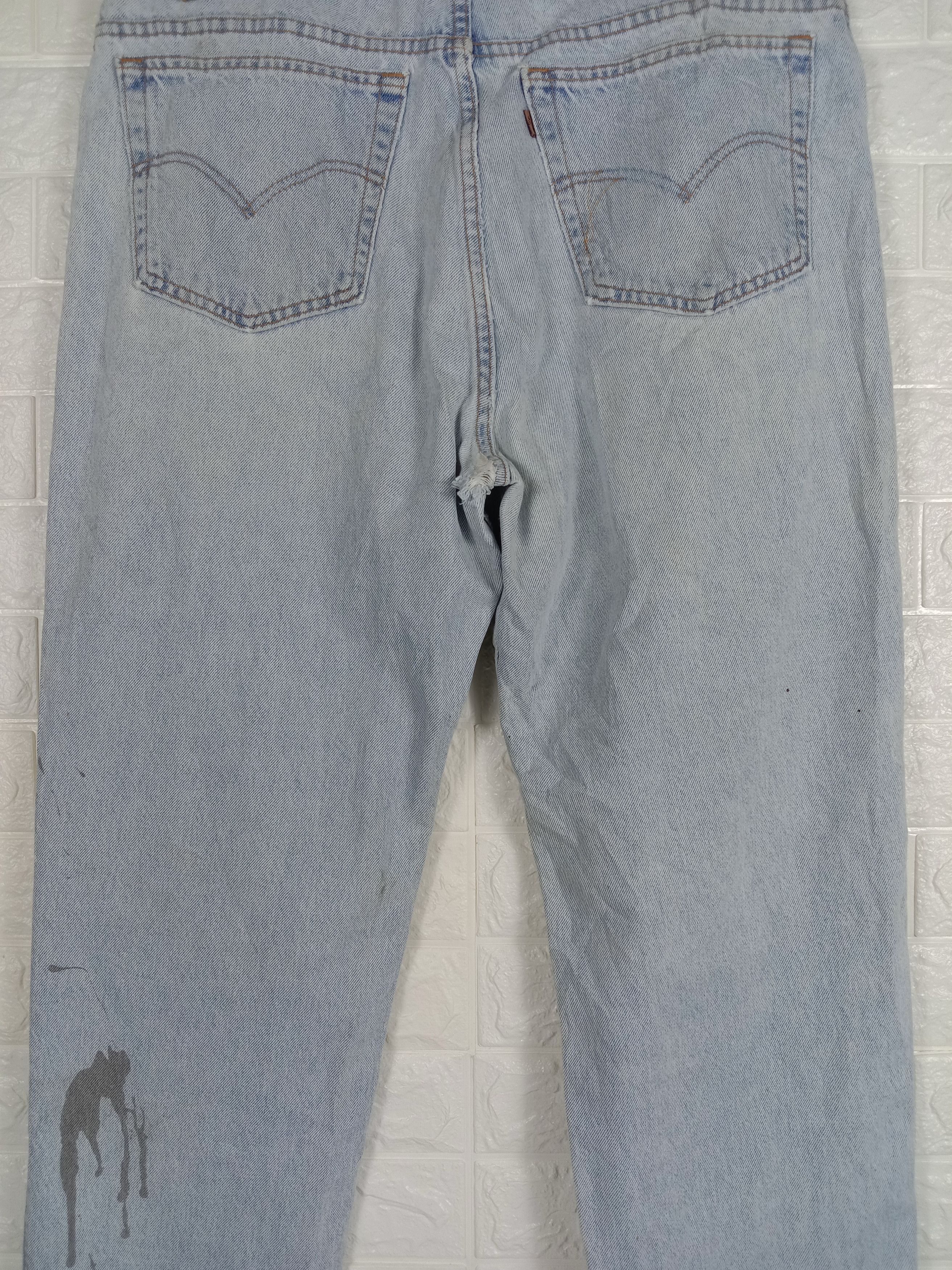 Levi's Vintage 90s Levi’s 540 Jeans Light Wash Distressed Denim Size US 40 / EU 56 - 7 Thumbnail