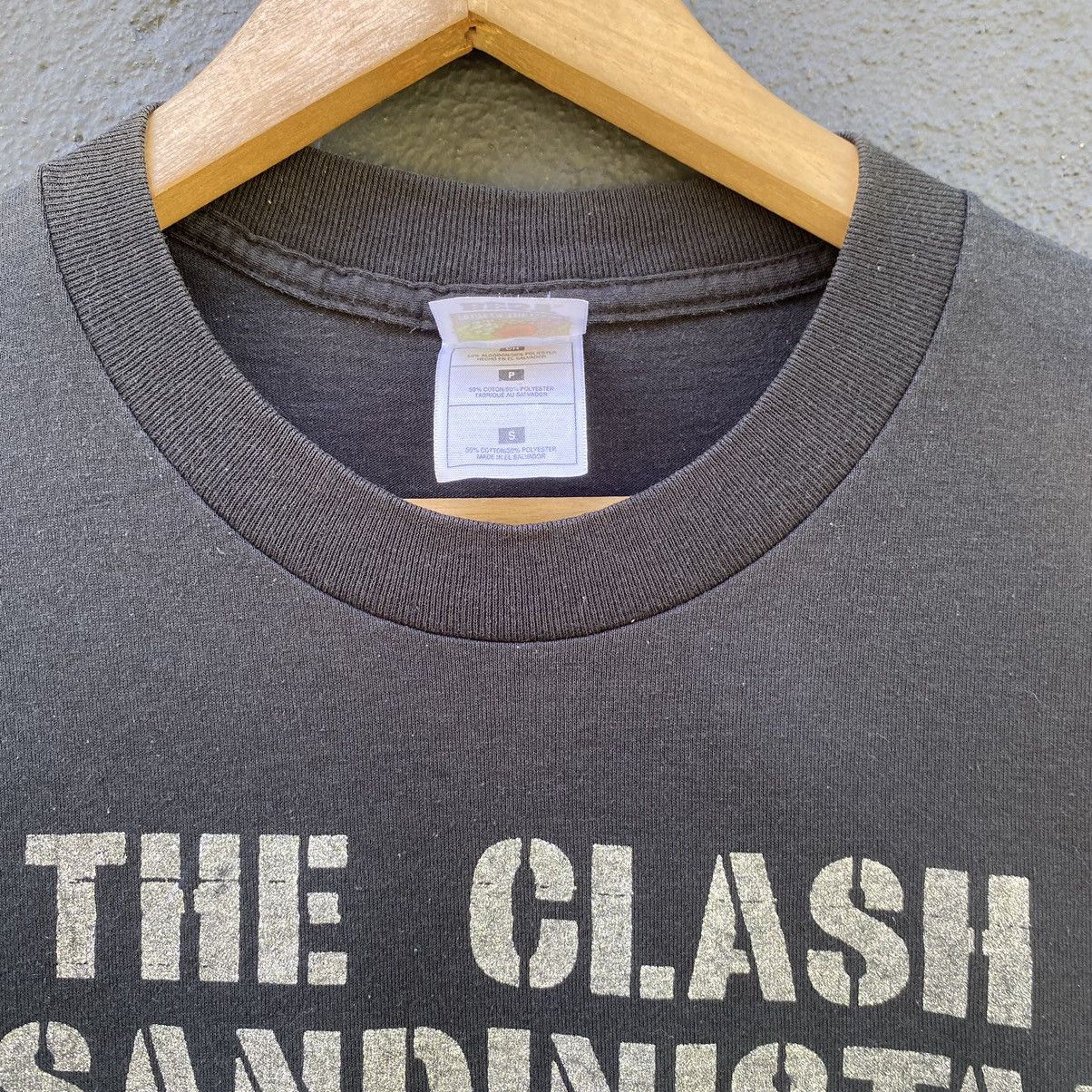 Band Tees Thrashed Vintage 90s The Clash Sandinista Band ERD GRUNGE T Size US S / EU 44-46 / 1 - 4 Thumbnail