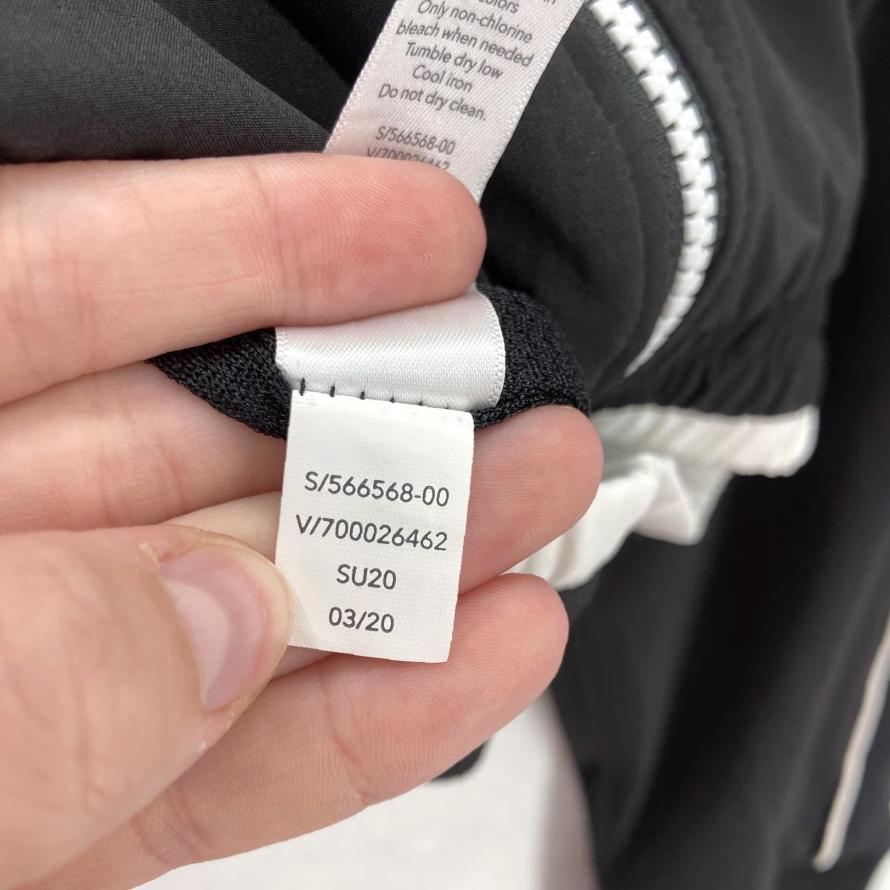 Athleta Athleta Brooklyn Black and White Full Zip Track Bomber Jacket Womens Medium Gym Size M / US 6-8 / IT 42-44 - 7 Thumbnail
