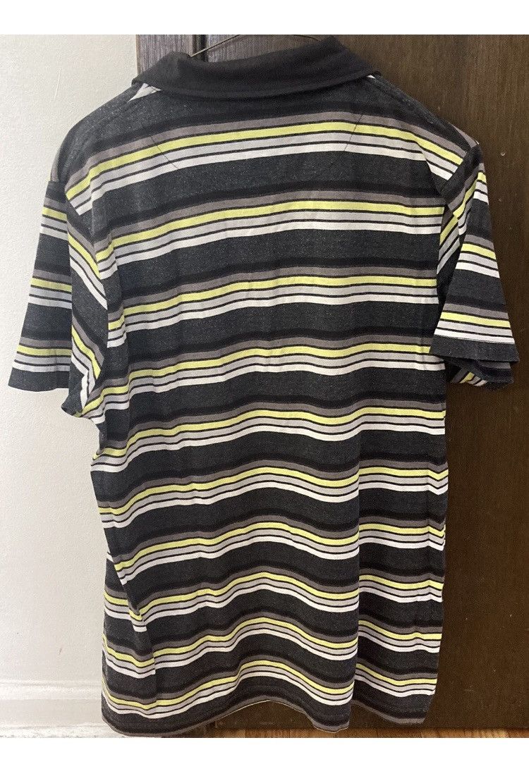 Zoo York Zoo York Black Yellow Striped Skate Polo M Size US M / EU 48-50 / 2 - 3 Thumbnail