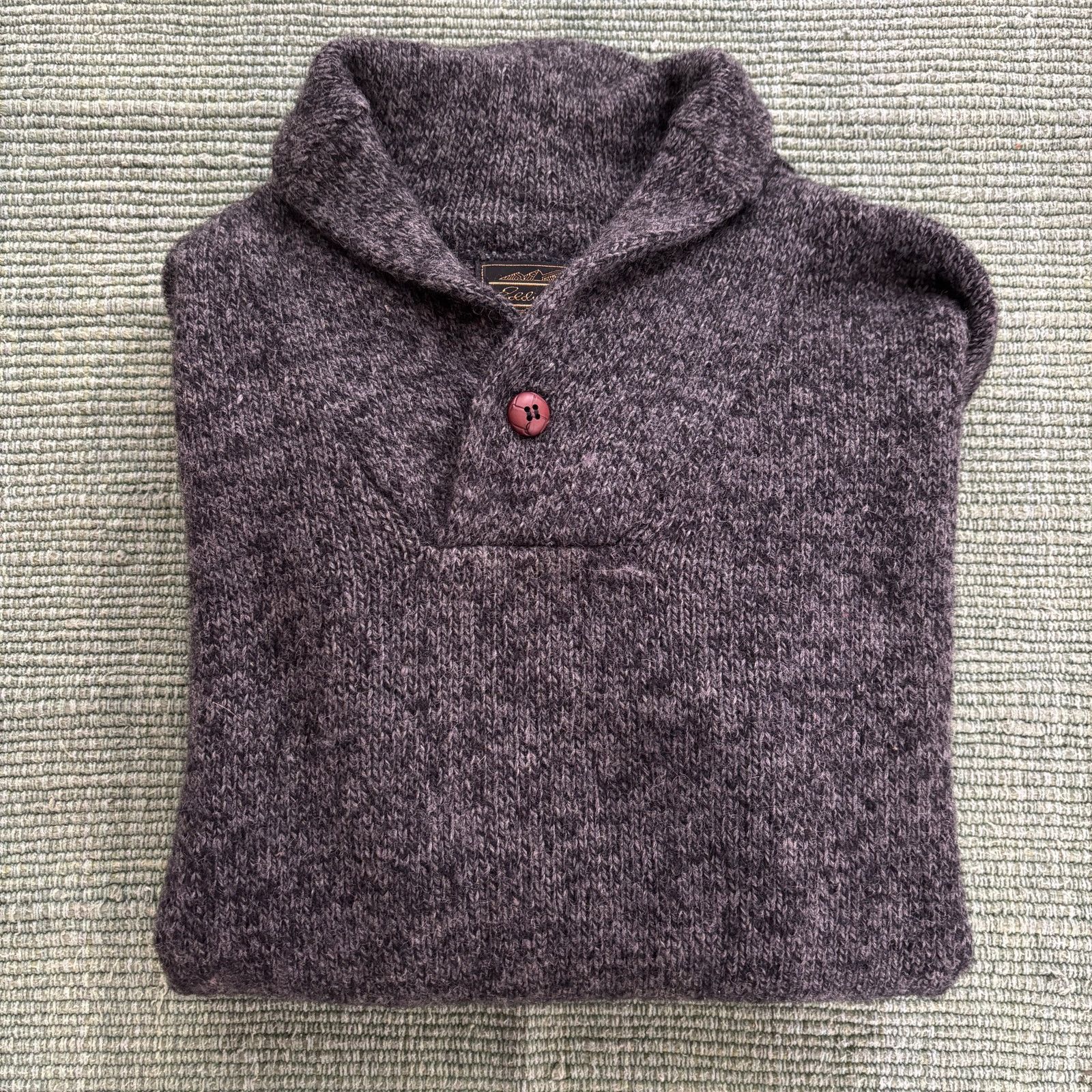 Eddie Bauer × Vintage Vintage Eddie Bauer Gray Wool Shawl Collar Sweater Sz M Size US M / EU 48-50 / 2 - 7 Thumbnail