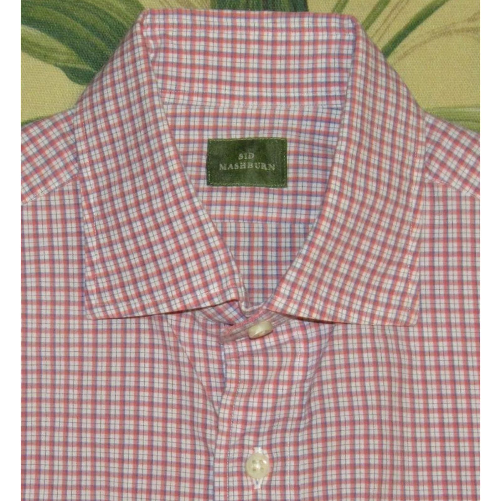 Sid Mashburn SID MASHBURN Blue Pink Check Long Sleeve Button Down Shirt Small Mens XS? Size US S / EU 44-46 / 1 - 2 Thumbnail