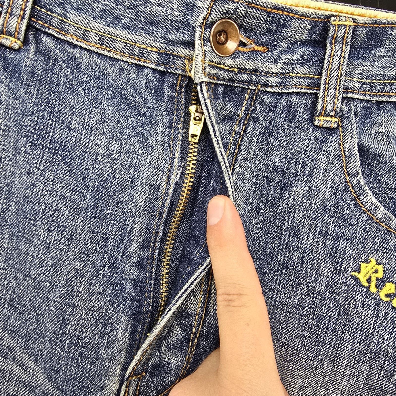 Sean John Sean John Baggy Jeans 36x27 Floral Embroidery Studded Y2K Size US 36 / EU 52 - 5 Thumbnail