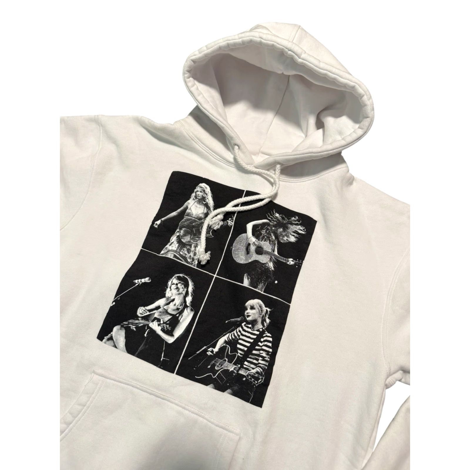Vintage Taylor Swift Eras Tour Collage White Hoodie Size Large Size L / US 10 / IT 46 - 5 Thumbnail