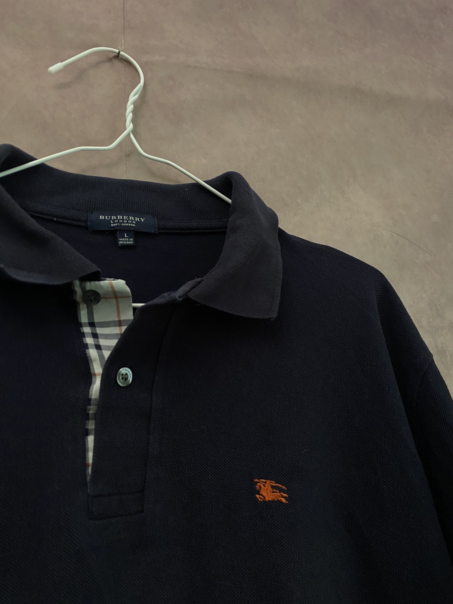 Burberry × Designer Burberry Polo Nova Check Luxury Size US L / EU 52-54 / 3 - 2 Thumbnail