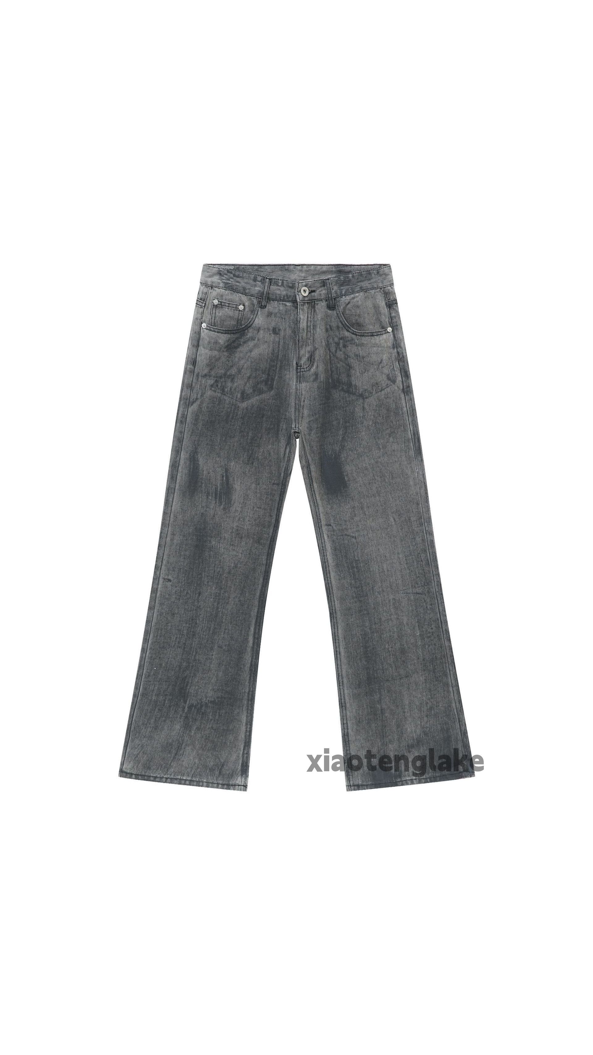 Jean × Vintage utility washed faded paint stain punk grunge flared jeans Size US 32 / EU 48 - 5 Thumbnail