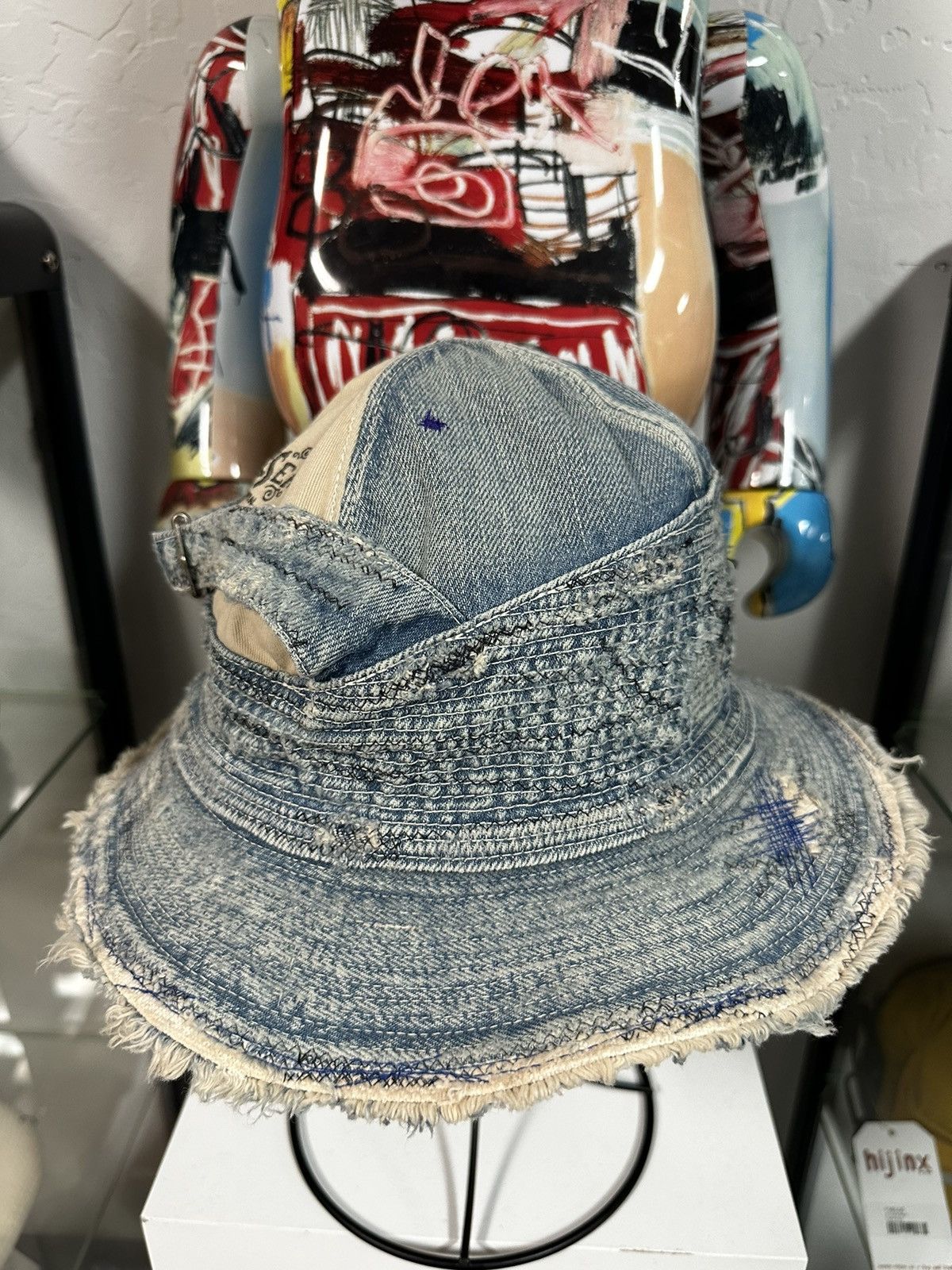 Kapital Kapital 11.5oz Denim The Old Man And The Sea Hat Size ONE SIZE - 5 Thumbnail