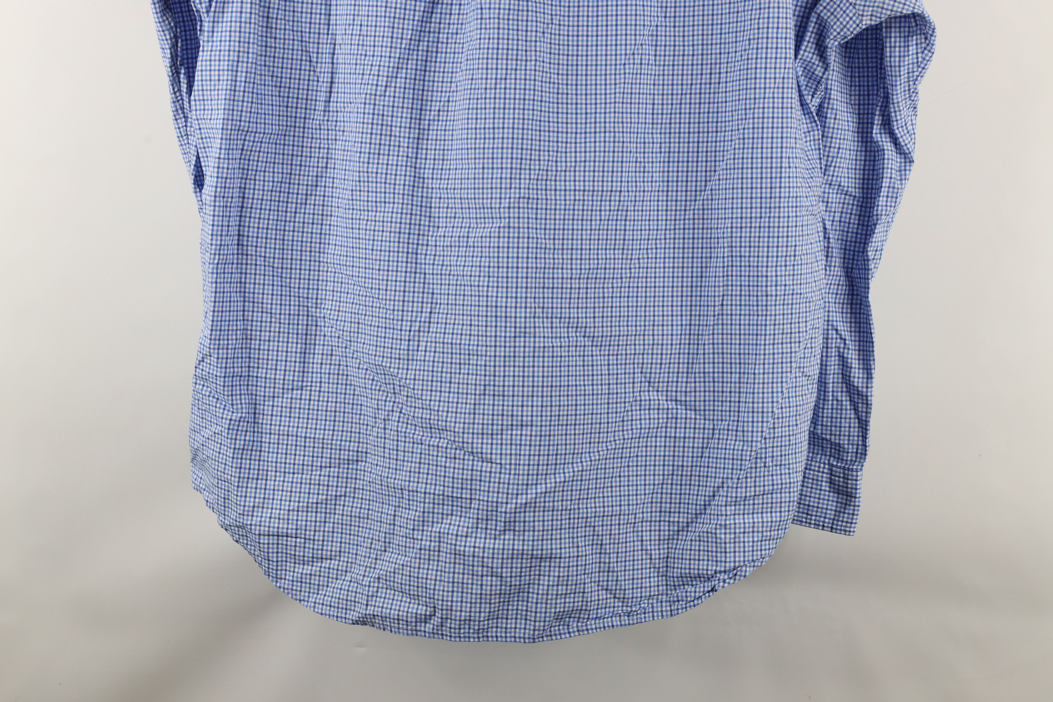 Polo Ralph Lauren Ralph Lauren Long Sleeve Button Down Shirt Blue Plaid Cotton Size US XL / EU 56 / 4 - 9 Thumbnail