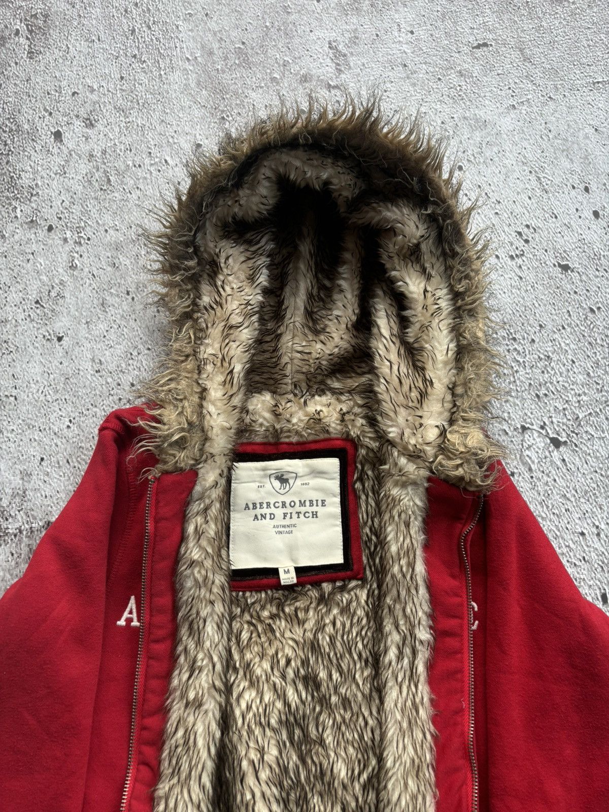 If Six Was Nine Y2k Abercrombie Punk Style Fur Hoodie Size US M / EU 48-50 / 2 - 3 Thumbnail