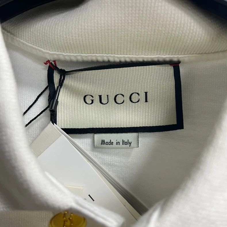 Gucci Gucci The latest ivory white letter print straight short-sl Size US M / EU 48-50 / 2 - 3 Thumbnail