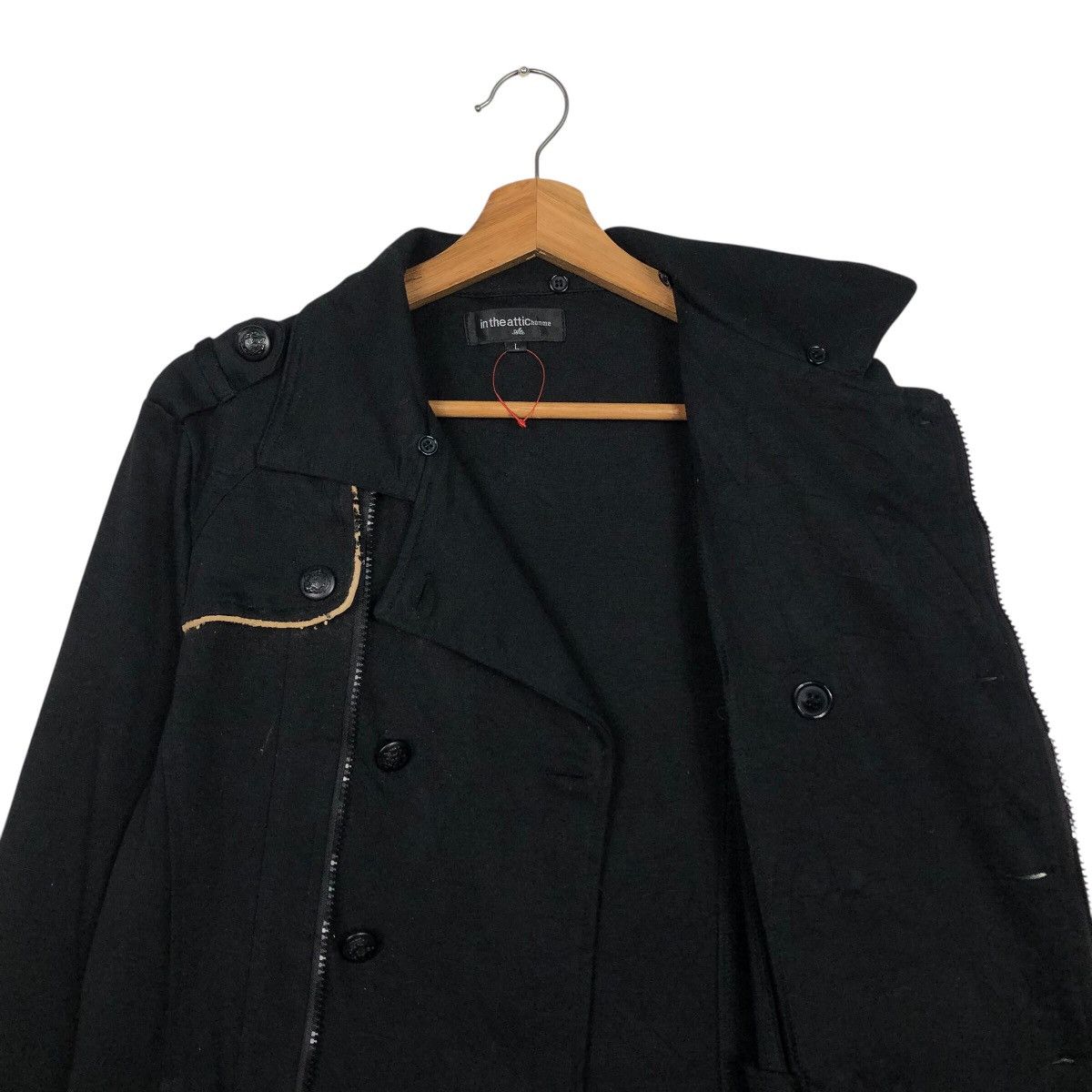 In The Attic 📌Rich Black Biker Jacket Punk In The Attic Jpn Beauty Beast Size US L / EU 52-54 / 3 - 13 Thumbnail