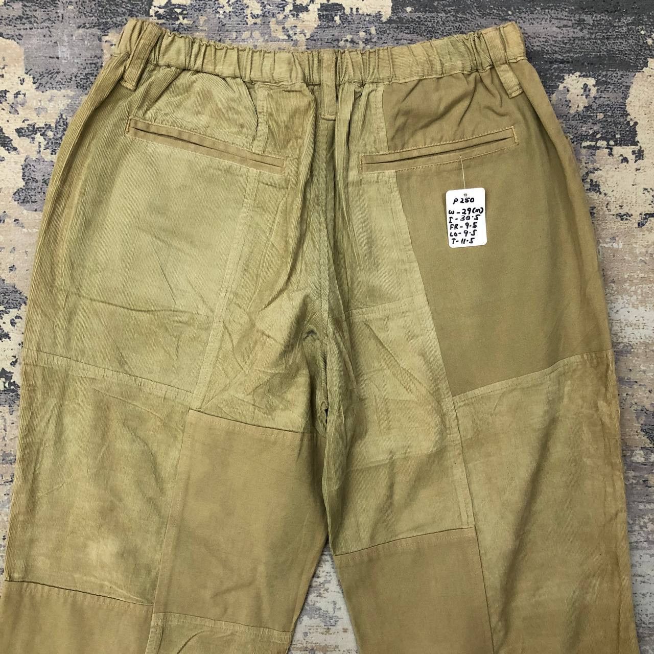 Japanese Brand P250 VTG JAPAN PATCHWORK CORDUROY PANTS W29-33 Size US 32 / EU 48 - 4 Thumbnail