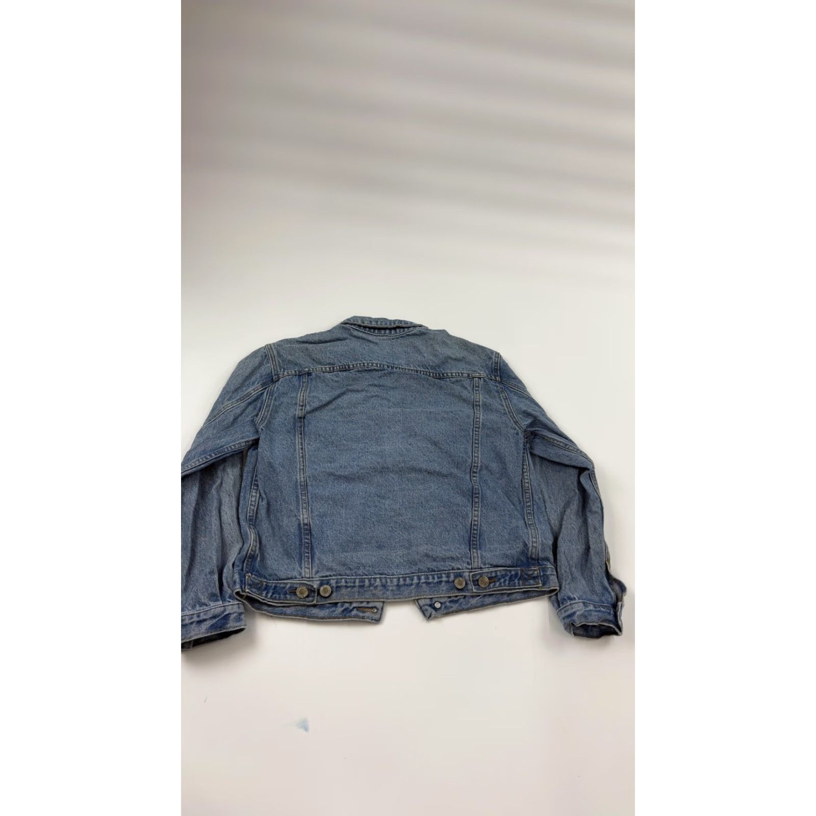 Denime VINTAGE J. Galt Denim Jacket Womens Small Blue Trucker Jean Coat Casual 90s Grunge Size 28" / US 6 / IT 42 - 7 Thumbnail