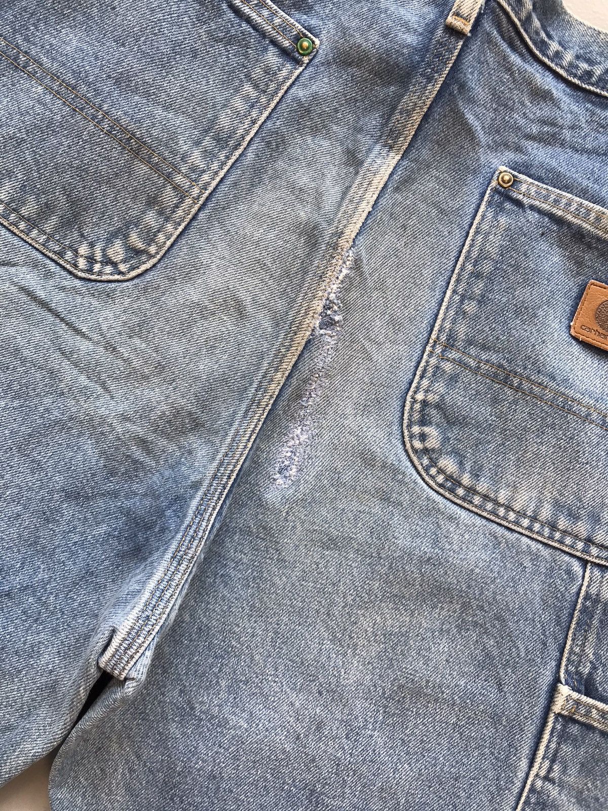 Carhartt Vintage Carhartt B73 DST Double knee denim Size US 36 / EU 52 - 9 Thumbnail