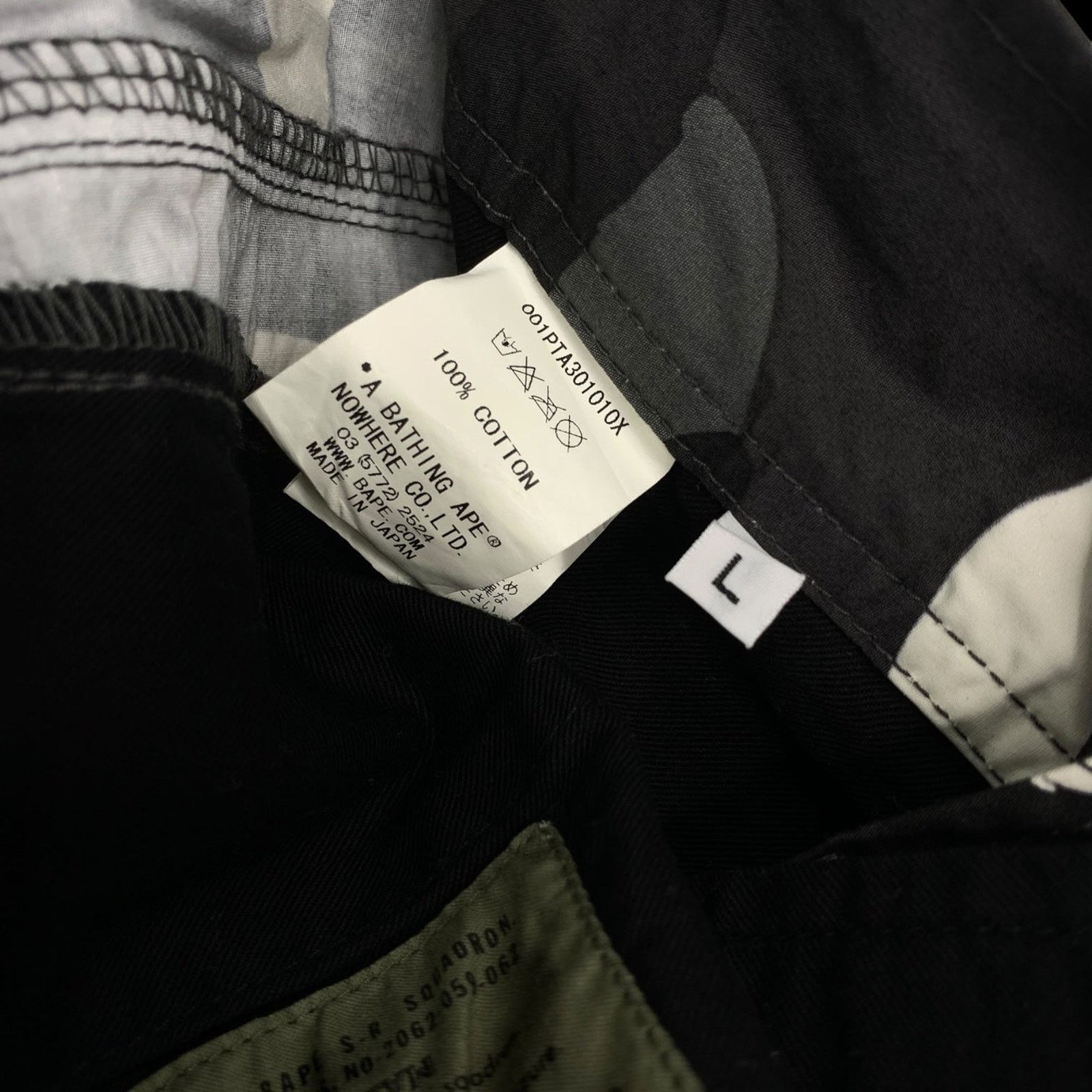 Bape [DS!] GLOW IN THE DARK City Camo Military Cargo Pants Size US 33 - 8 Thumbnail