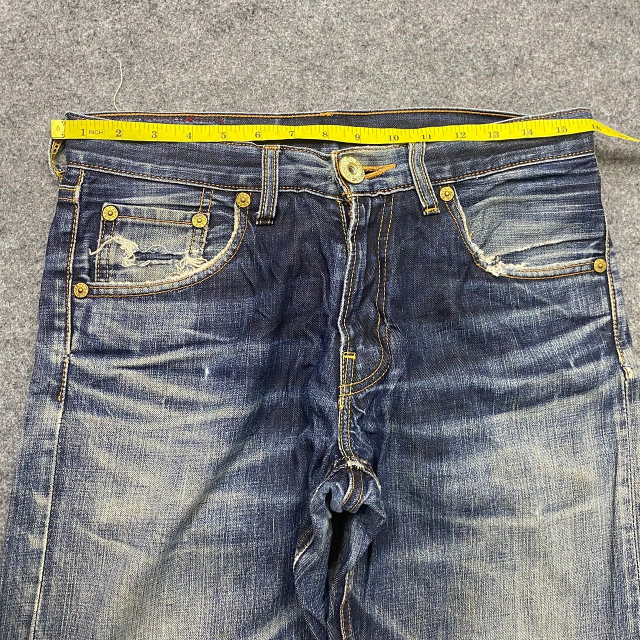 Levi's Vintage Levis 503 Distressed Denim Kurt Cobain Style Size US 32 / EU 48 - 4 Thumbnail