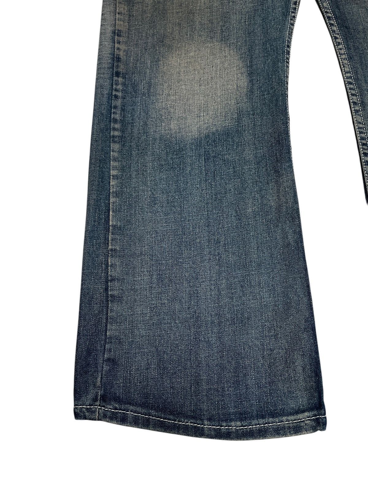 Flypaper Jeans Rare Design Vintage Brand Fly Paper Flared Jeans 2000s Size US 38 / EU 54 - 5 Thumbnail
