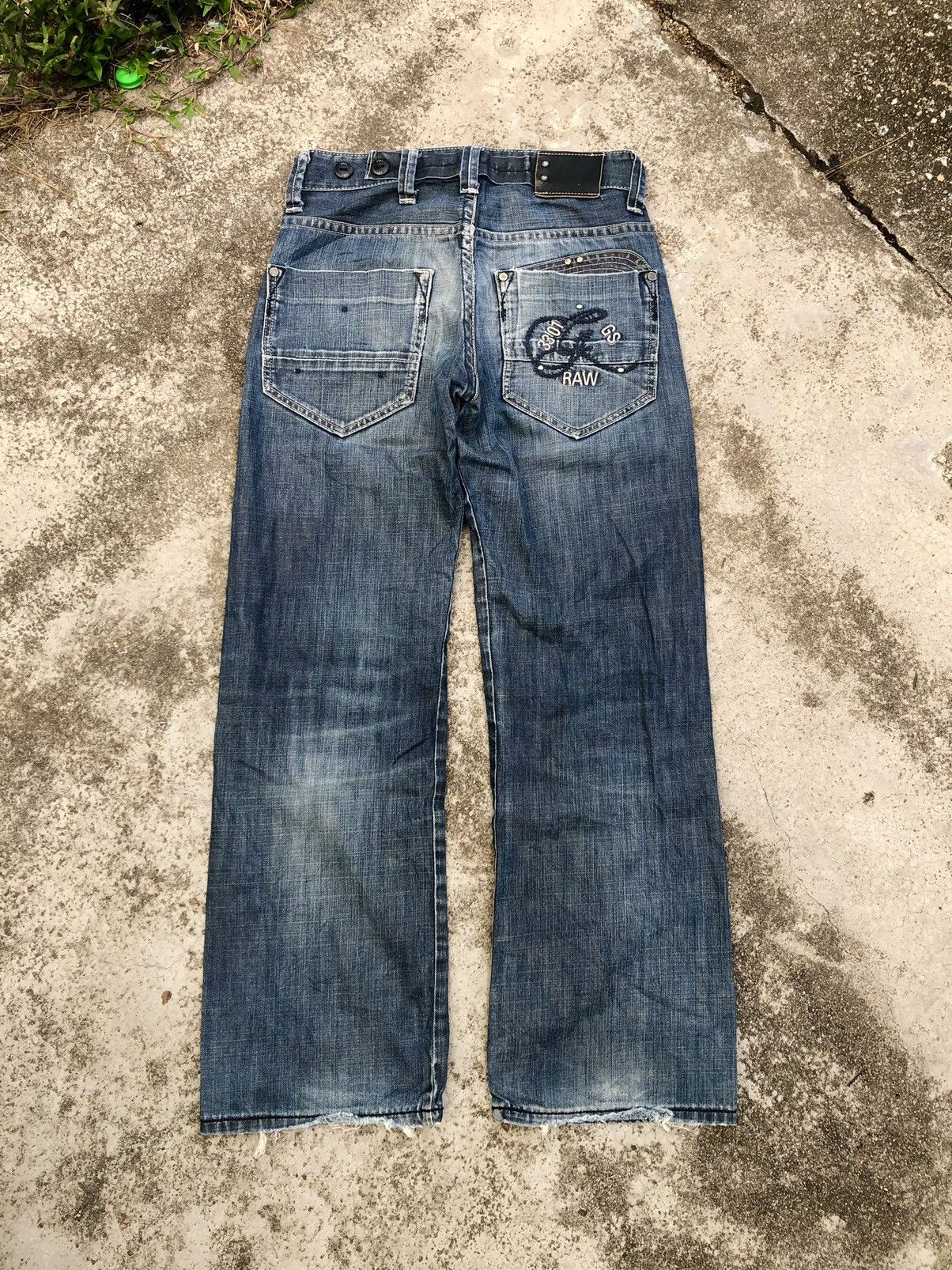 G-Star BAGGY DISTRESSED DENIM BY GSTAR RAW Size US 30 / EU 46 - 10 Thumbnail
