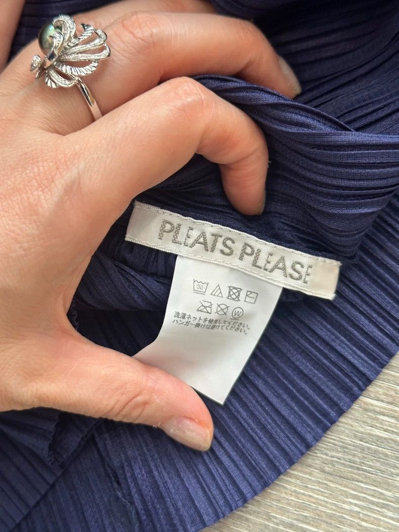 Issey Miyake Issey Miyake size:2 A long dark blue top Size M / US 6-8 / IT 42-44 - 7 Thumbnail